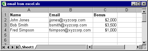 Cách gửi email cá nhân trong Excel