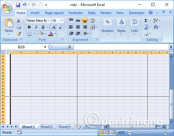 Cách xóa trang trắng trên Excel - Phần mềm FREE