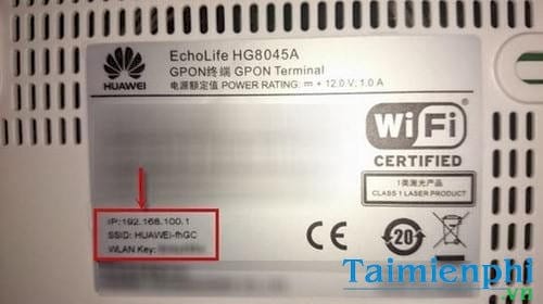 Mật khẩu mặc định của modem hg8045a Huawei - Phần mềm ...