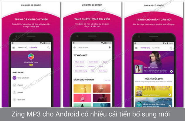 tải zing mp3 cho android