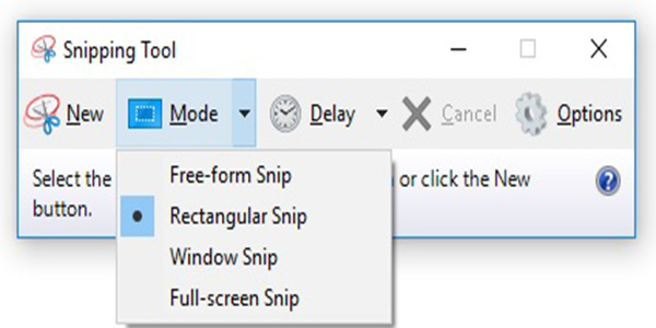 Su Dung Snipping Tool