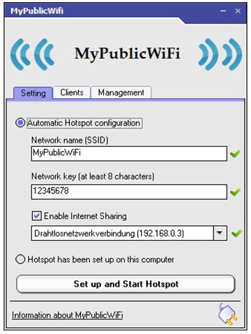 MyPublicWiFi Cach Phat Wifi