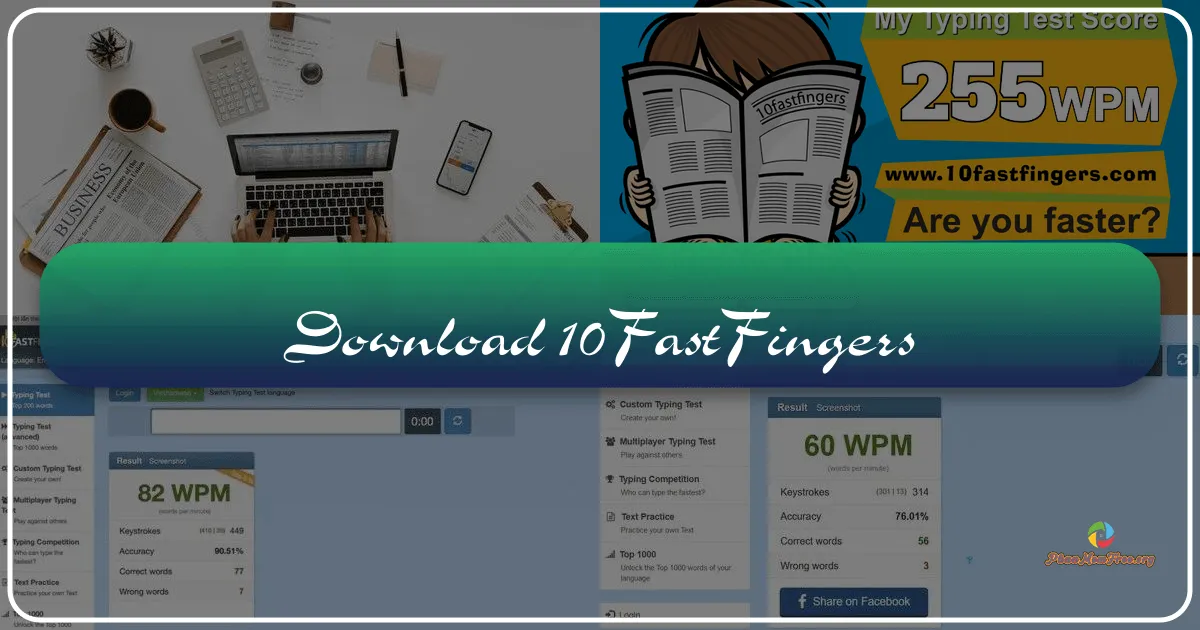 10fastfingers: Nâng cao tốc độ đánh máy hiệu quả