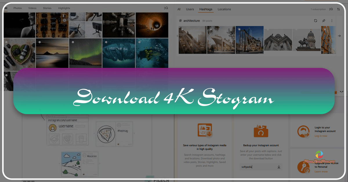 4k Stogram: A specialized Instagram downloader for archiving public photos with simplicity and efficiency. /images/download-4k-stogram.png