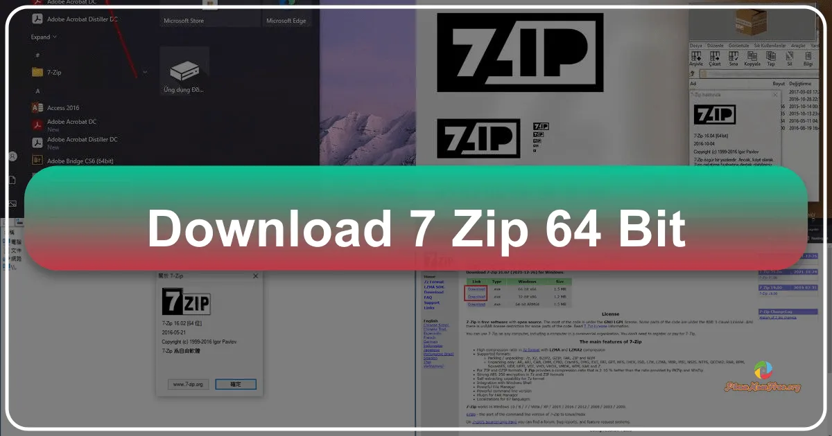 7-Zip 64-bit: Giải pháp nén và giải nén file mạnh mẽ, miễn phí và đa năng