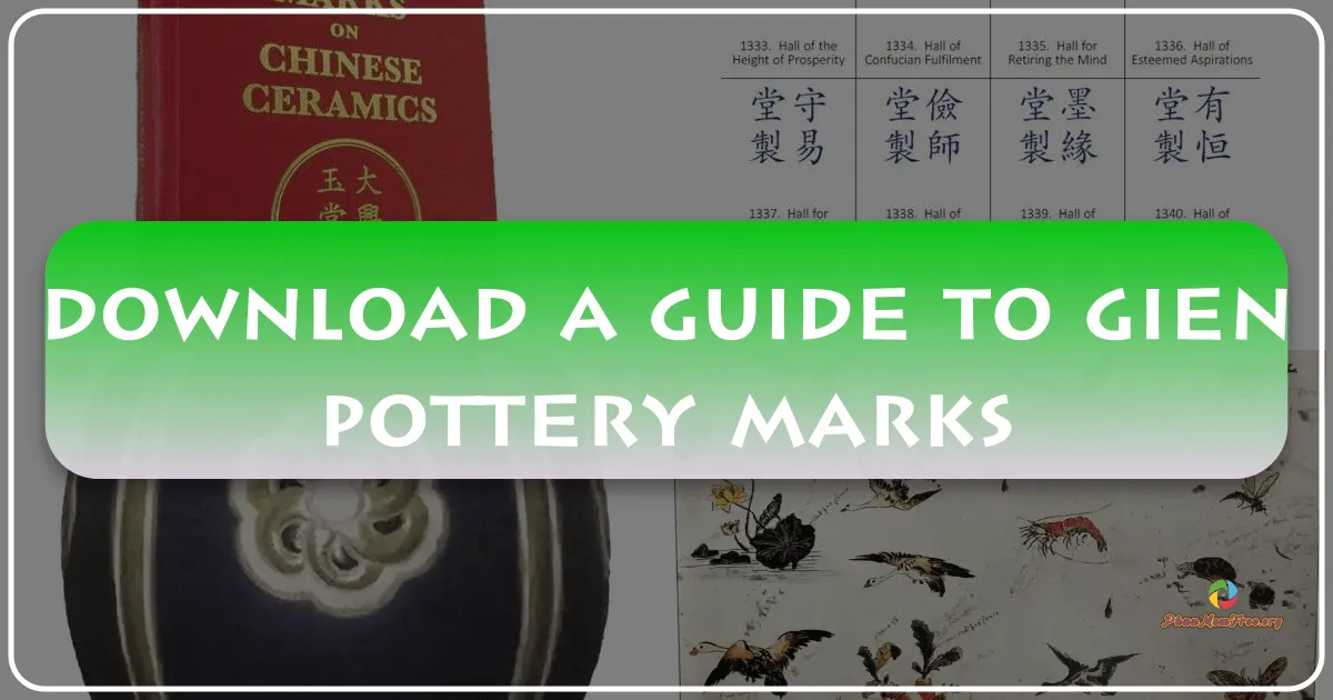 A Guide To Gien Pottery Marks