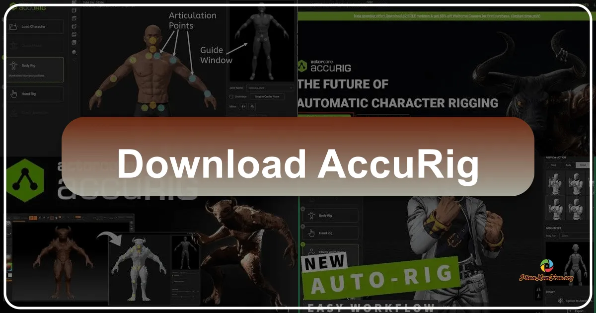 AccuRIG: Streamlining Character Rigging for 3D Artists