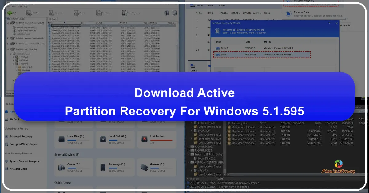 Khôi phục Phân vùng Ổ cứng với Active Partition Recovery