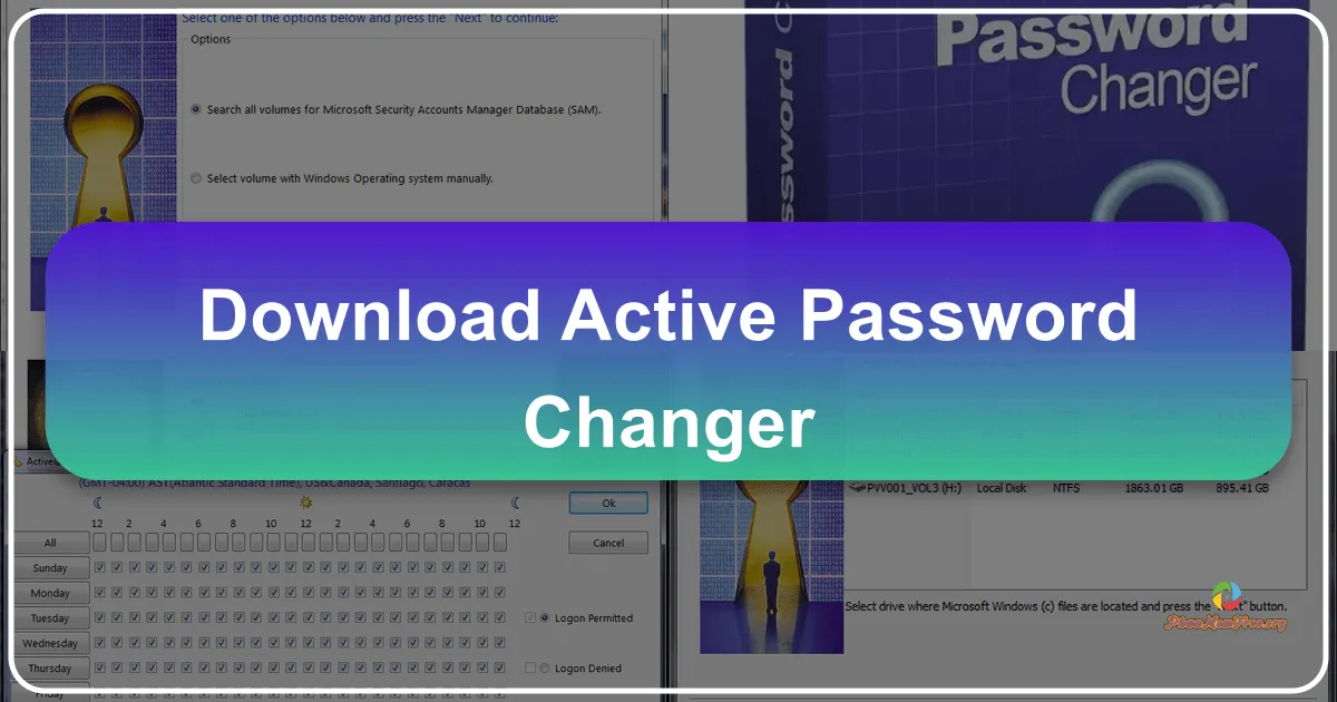 Active Password Changer: Khôi phục mật khẩu quản trị viên Windows