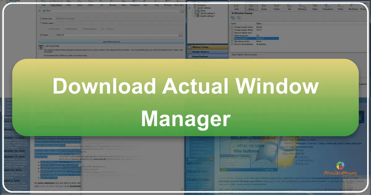 Actual Window Manager: A Comprehensive Review of the Windows Productivity Tool