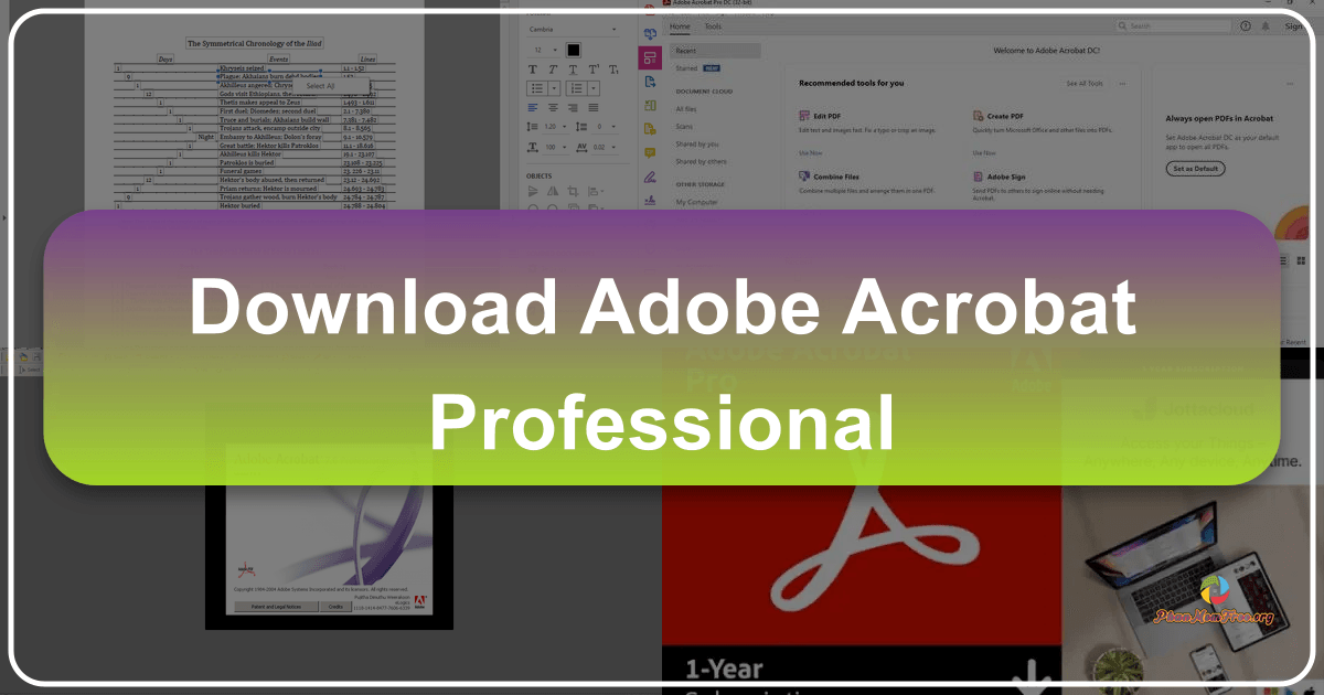 Adobe Acrobat Pro DC offers robust PDF editing, management, and security features for professionals. /images/download-adobe-acrobat-professional.png
