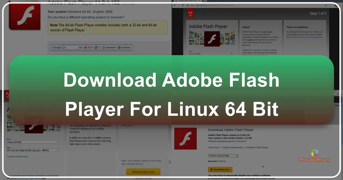 Adobe Flash Player cho Linux (64-bit)