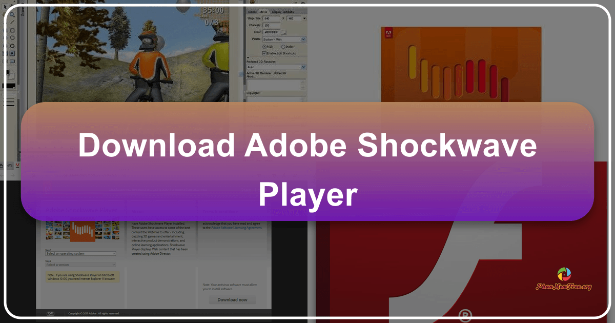 Adobe Shockwave Player: A historical overview of its functionality, uses, and eventual decline in the digital landscape evolution. /images/download-adobe-shockwave-player.png
