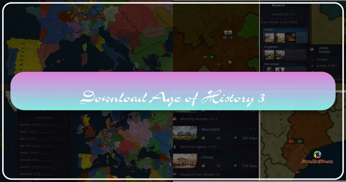 Age of History 3: A Deep Dive into Grand Strategy Gameplay