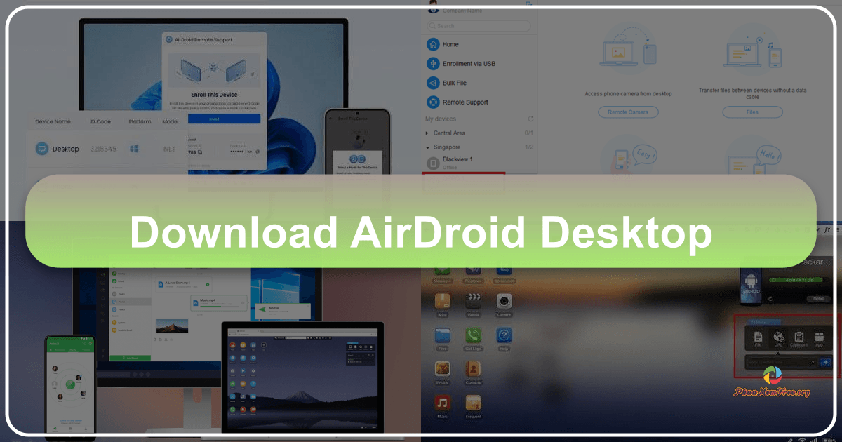 AirDroid Desktop bridges Android and computer devices wirelessly for efficient management and file transfers. /images/download-airdroid-desktop.png