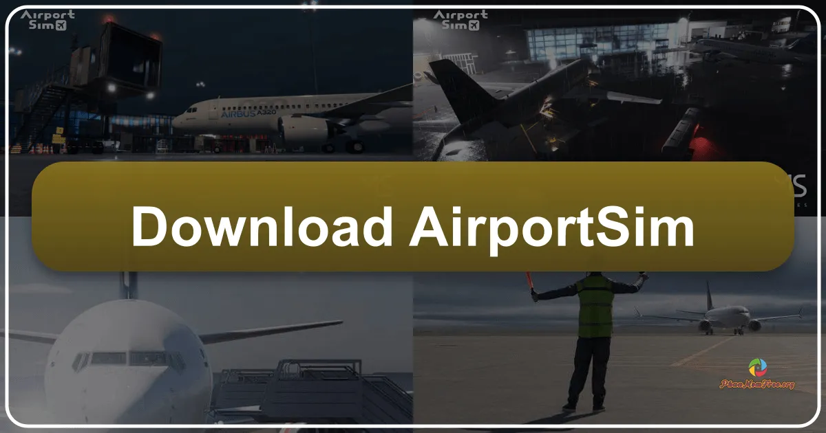 AirportSim: A Realistic Airport Ground Handling Simulation
