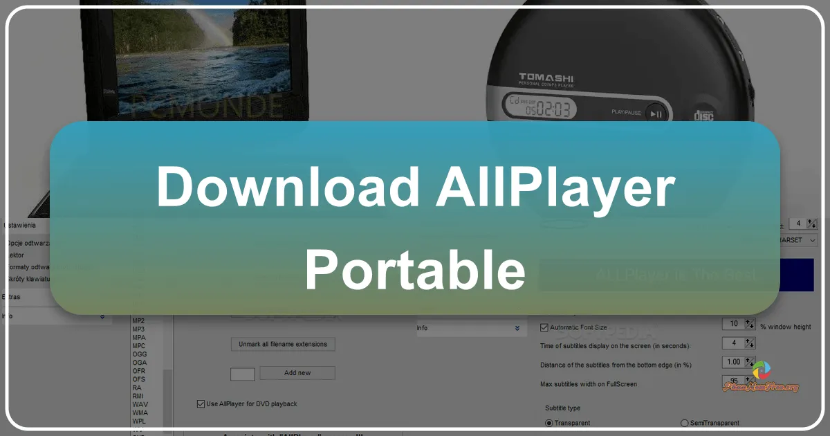 AllPlayer Portable: Trải nghiệm xem phim đa định dạng mượt mà và tiện lợi
