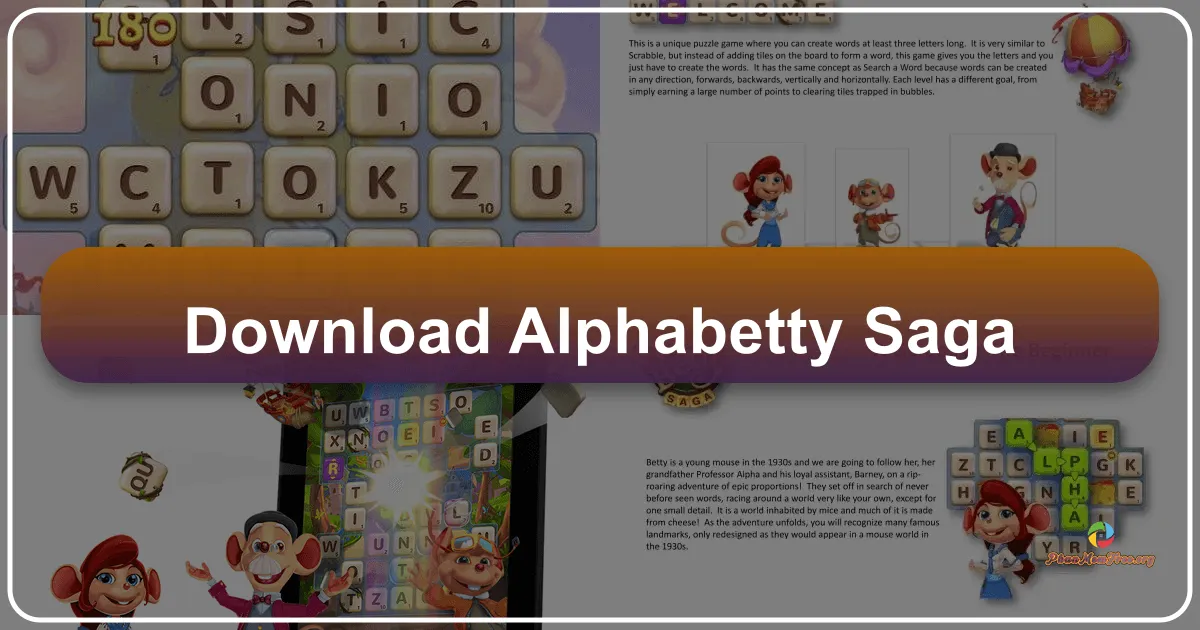 Alphabetty Saga: A Word-Based Puzzle Adventure