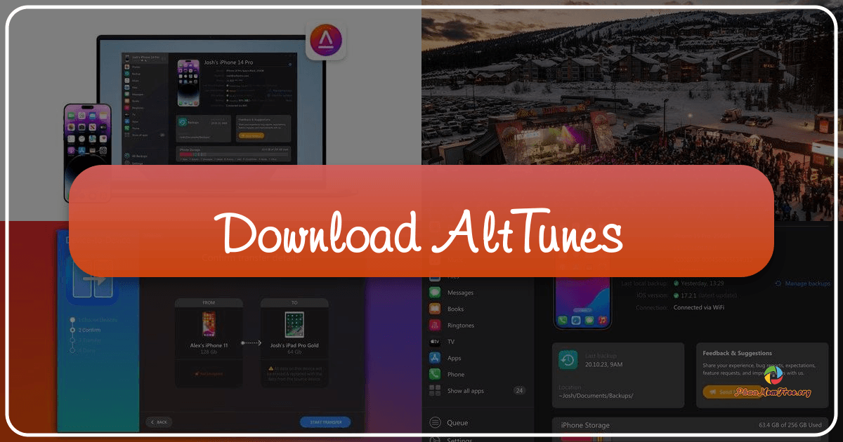 AltTunes offers a comprehensive iOS file management solution with robust backup and transfer capabilities. /images/download-alttunes.png
