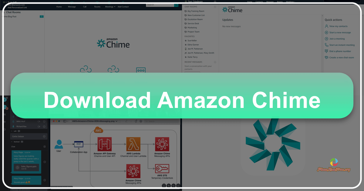 Amazon Chime: A unified communications platform for seamless collaboration and communication. /images/download-amazon-chime.png
