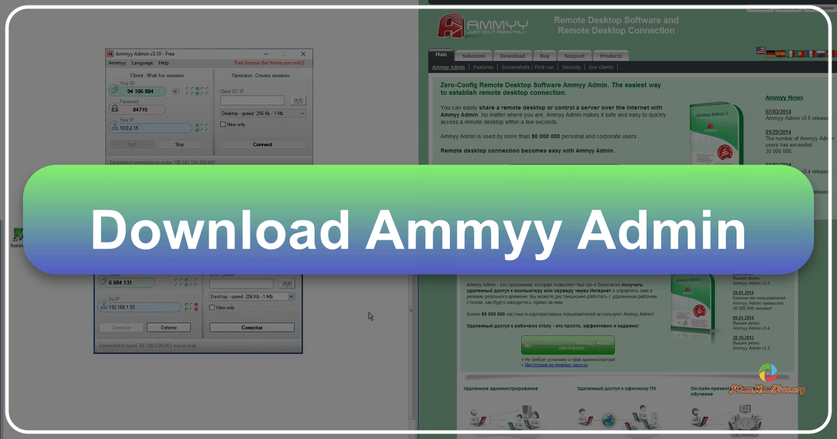 Ammyy Admin: A free, lightweight, and secure remote access software for Windows with robust features and ease of use. /images/download-ammyy-admin.png