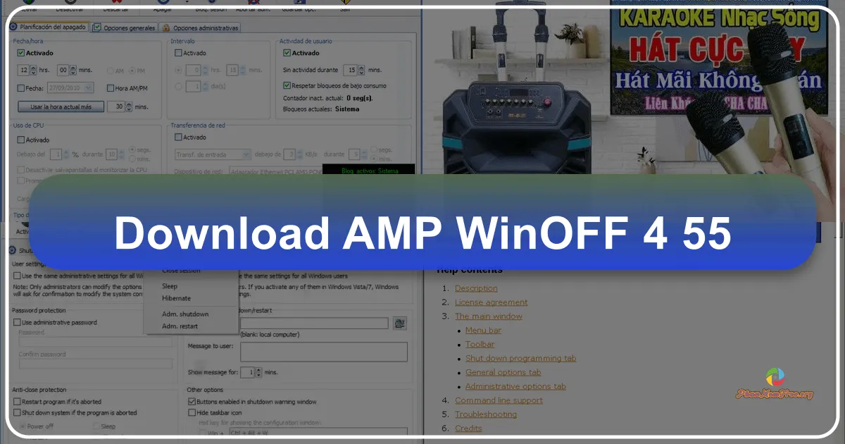 AMP WinOFF 5.0.1: Hẹn Giờ Tắt Máy Tính Tự Động - Giải Pháp Tiện Lợi và Hiệu Quả
