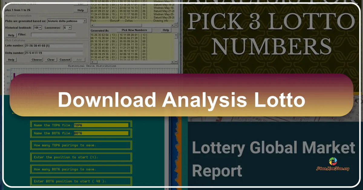 Analysis Lotto: A Statistical Approach to Lottery Number Selection