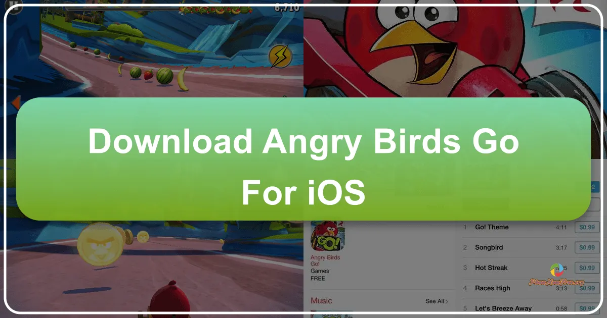 Angry Birds Go! trên iOS: Cuộc phiêu lưu tốc độ trên Piggy Island