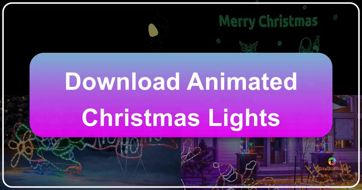 Animated Christmas Lights: Bringing Festive Cheer to Your Desktop