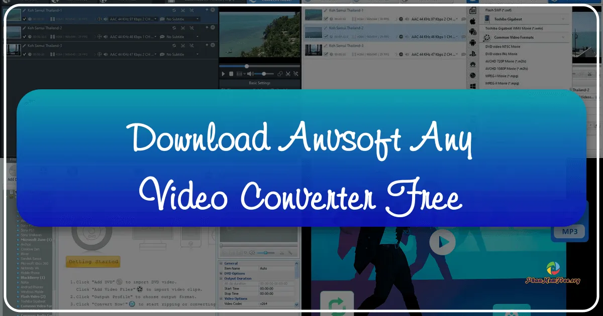 Any Video Converter Free: Công cụ chuyển đổi video đa năng và hoàn toàn miễn phí