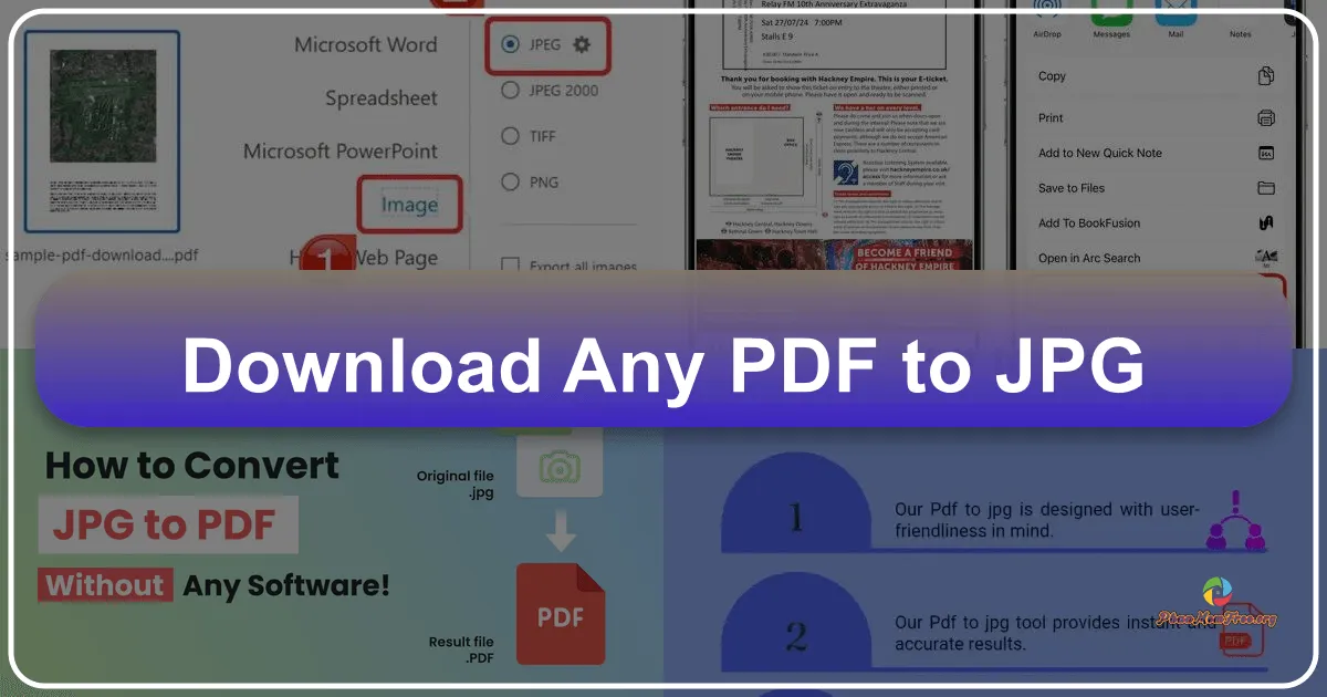 Any PDF to JPG: A Comprehensive Guide to Converting PDF Files to JPG Images