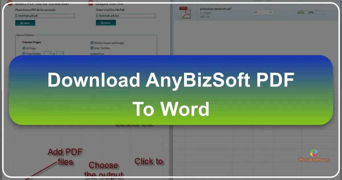 AnyBizSoft PDF to Word: Giải pháp chuyển đổi tài liệu PDF sang Word trực tuyến hiệu quả