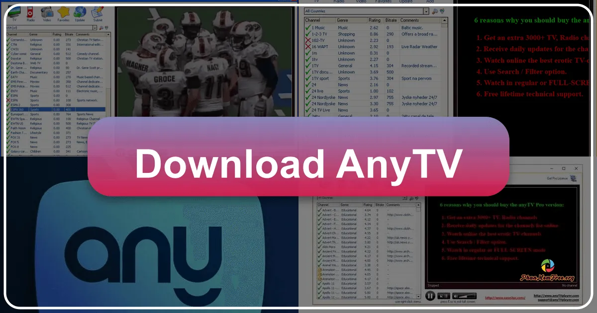 anyTV: A Comprehensive Review of the Free Streaming TV and Radio Application