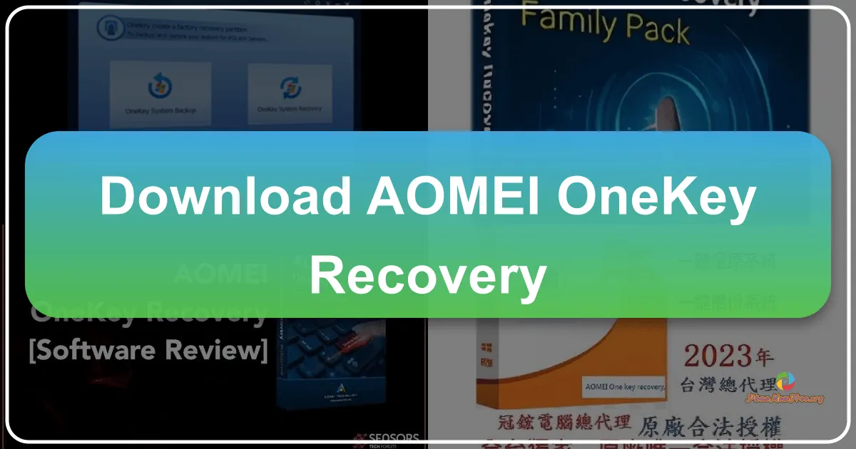 AOMEI OneKey Recovery: Giải pháp sao lưu và khôi phục hệ thống hoàn hảo