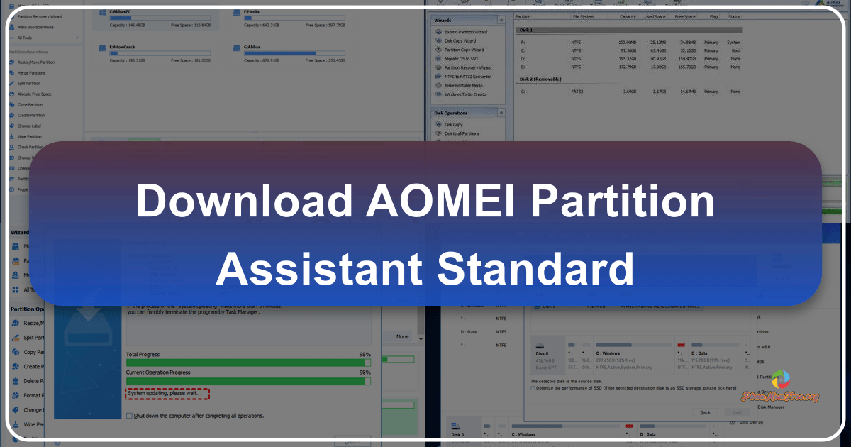AOMEI Partition Assistant Standard: Phần mềm quản lý phân vùng ổ cứng miễn phí và mạnh mẽ. /images/download-aomei-partition-assistant-standard.png