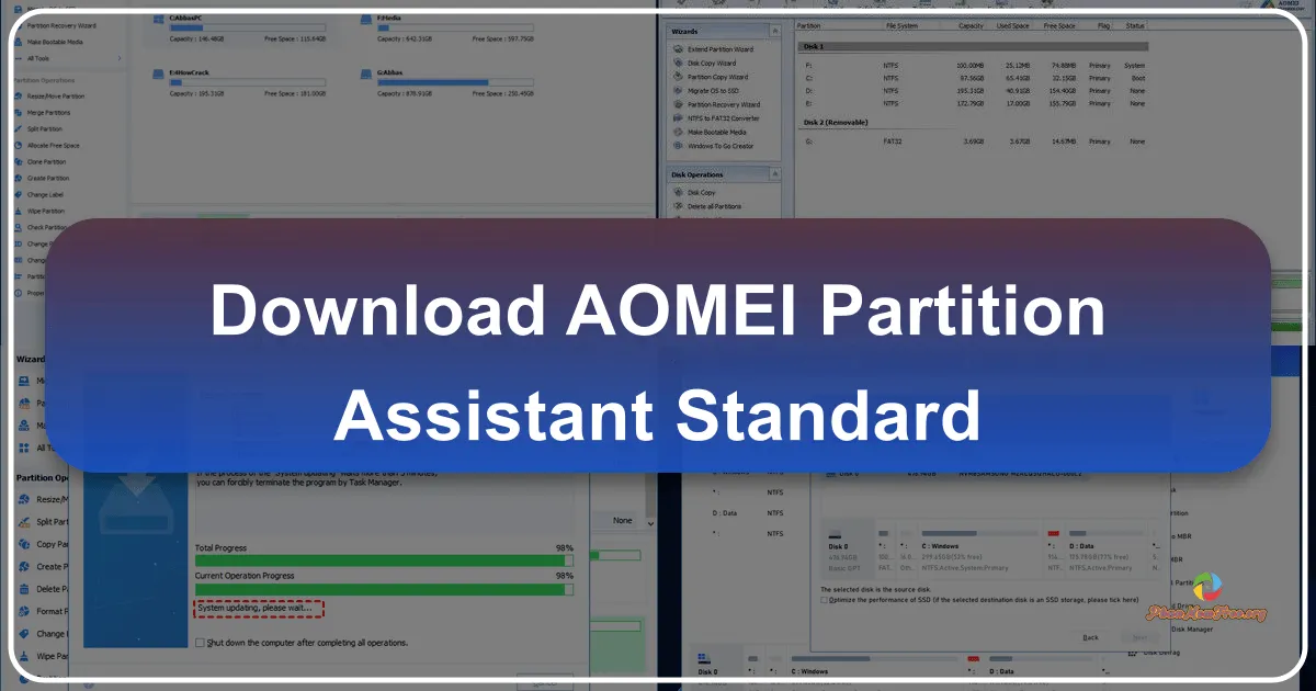 AOMEI Partition Assistant Standard: Trợ thủ đắc lực cho quản lý phân vùng ổ cứng