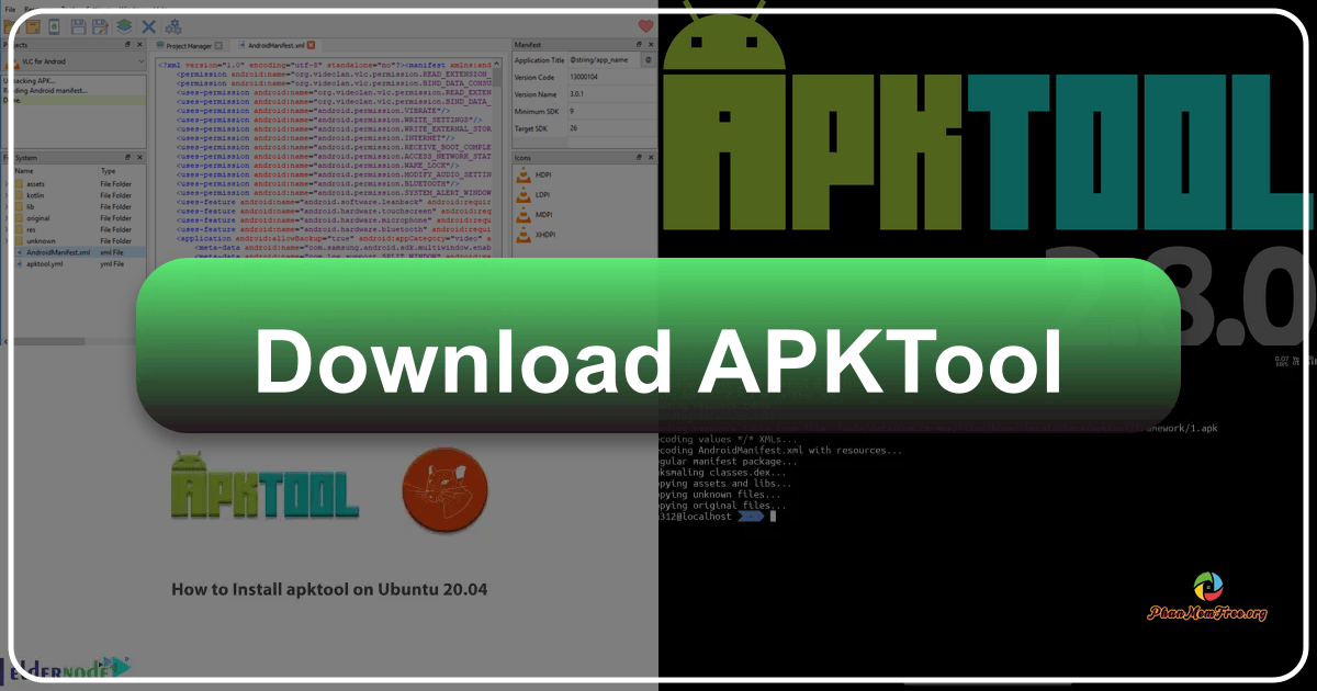 Apktool: A powerful utility for decompiling, analyzing, and modifying Android APK files with various applications. /images/download-apktool.png