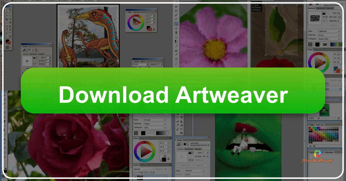 Artweaver: A free digital painting tool with versatile brushes and user-friendly interface for artists of various skill levels. /images/download-artweaver.png