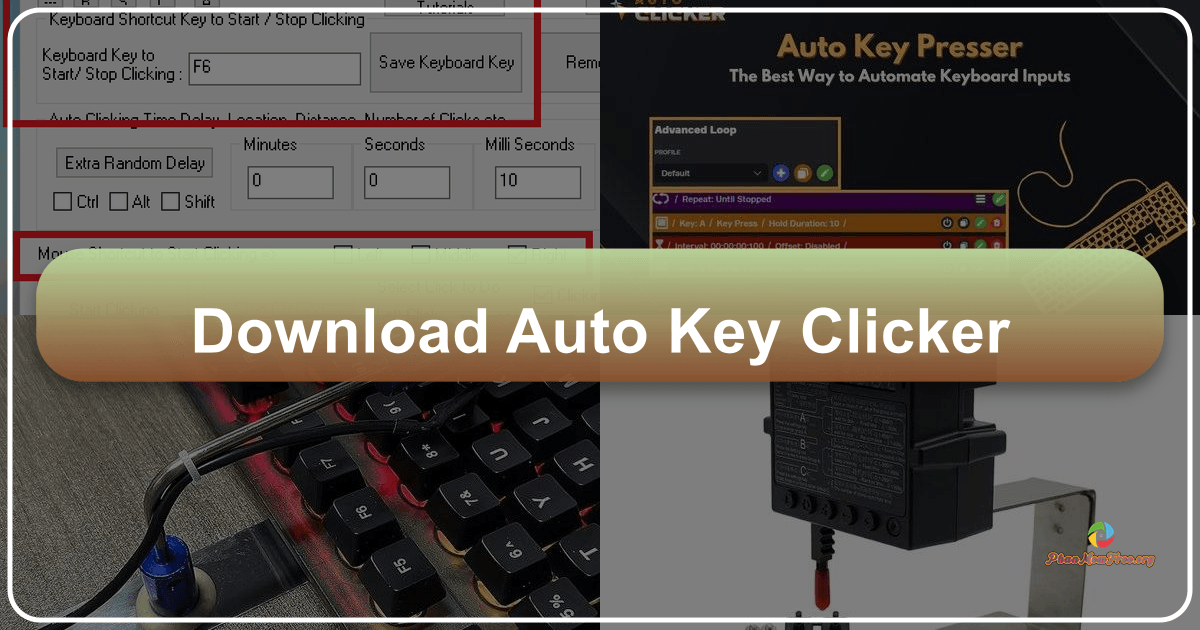 Auto Key Clicker: A free Windows utility for automating repetitive mouse clicks and keystrokes with simple functionality. /images/download-auto-key-clicker.png