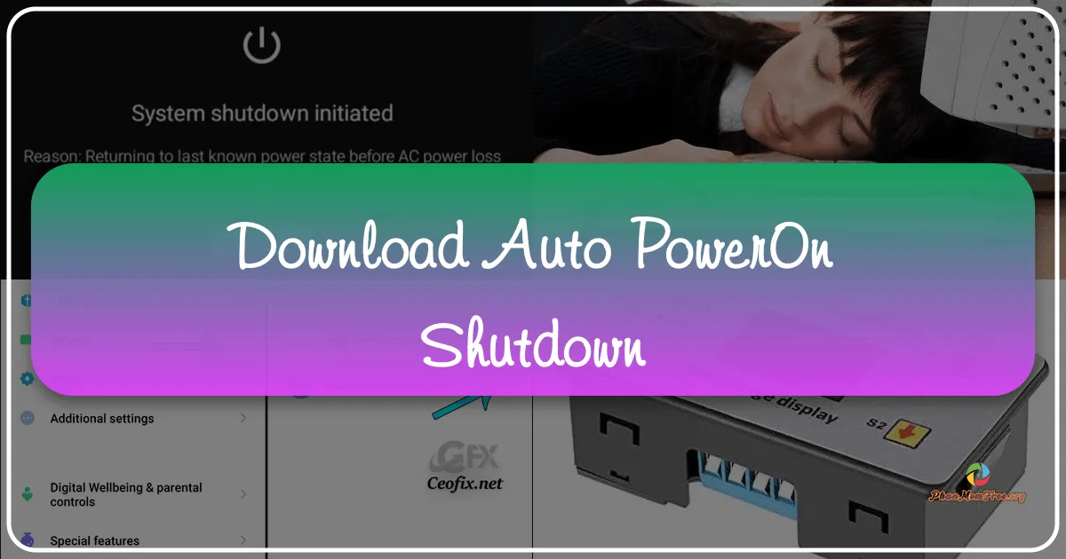 Tự động Bật và Tắt Máy Tính với Auto Poweron & Shutdown