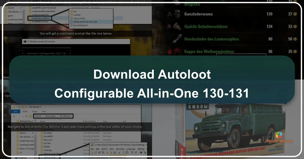 AutoLoot Configurable All-in-One (1.30-1.31): A Comprehensive Guide to Enhanced Looting in The Witcher 3