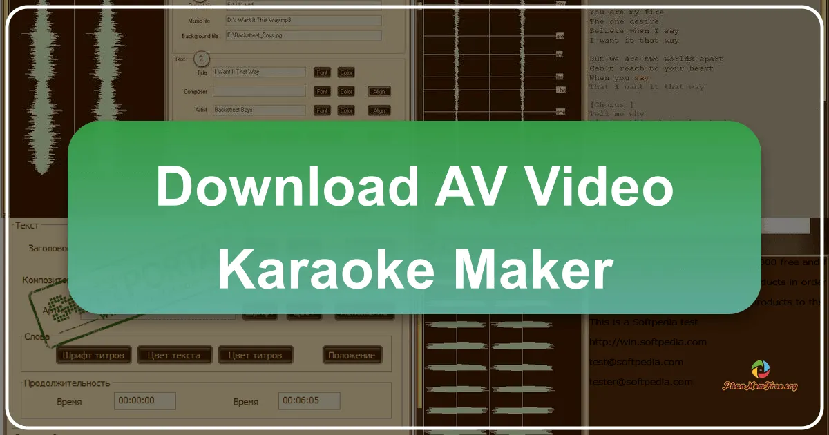 AV Video Karaoke Maker – Tạo Trải Nghiệm Karaoke Độc Đáo Ngay Tại Nhà