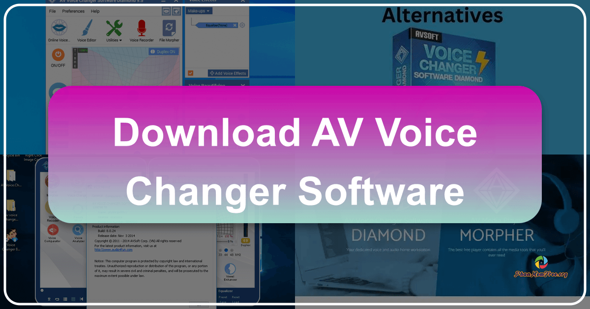 AV Voice Changer Software offers versatile voice modification for various applications and users. /images/download-av-voice-changer-software.png