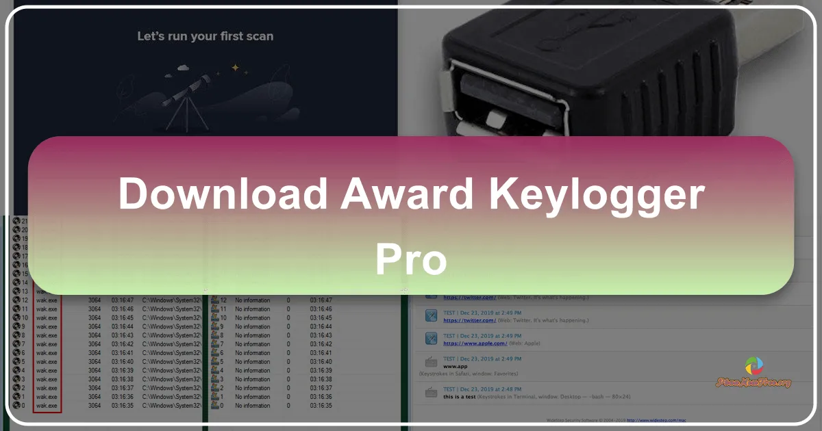 Award Keylogger Pro 3.0: Giám sát Hoạt động Máy tính -  Phân tích Chi Tiết