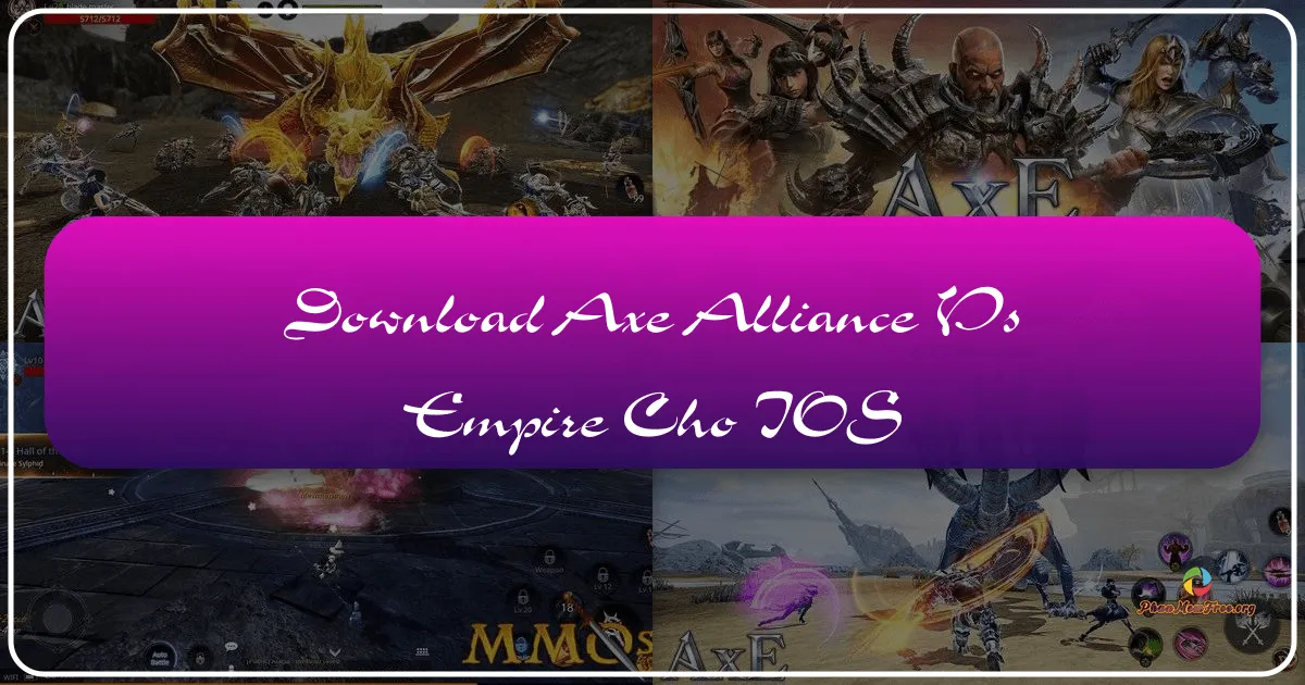 AxE: Alliance vs Empire - Siêu phẩm MMORPG thế giới mở trên iOS