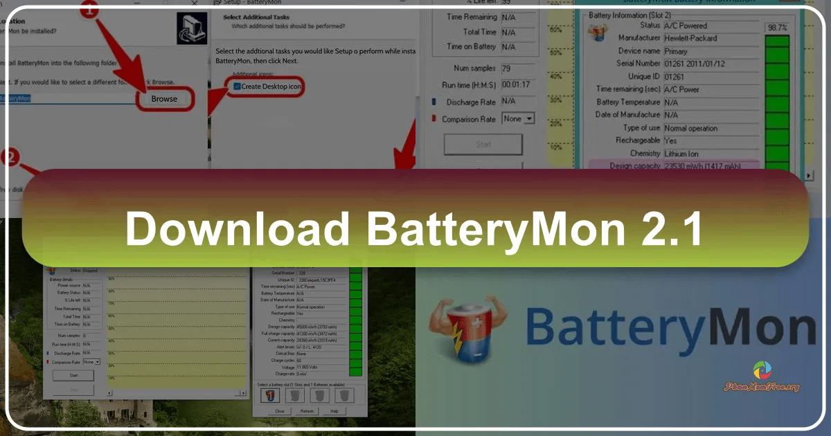 BatteryMon 2.1 Build 1010: Kéo dài tuổi thọ pin máy tính của bạn