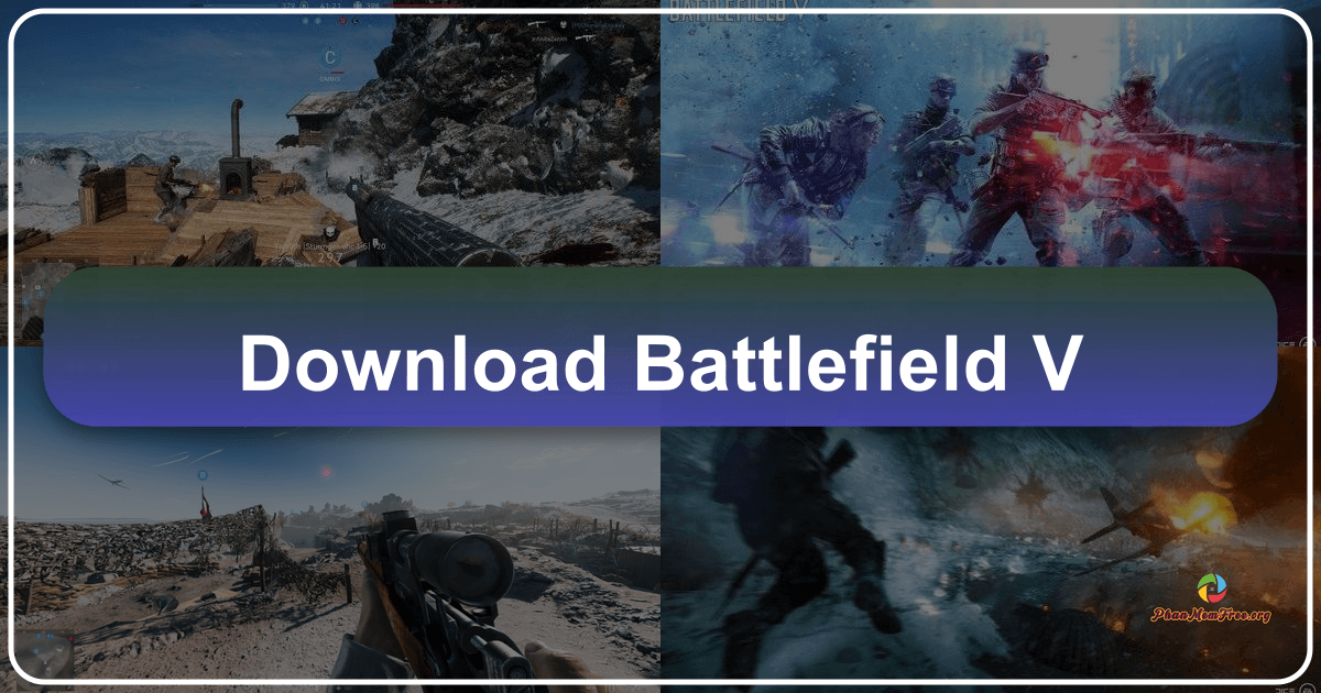 Battlefield V: Trận chiến Thế Chiến II trên màn ảnh với gameplay hấp dẫn và đồ họa chân thực. /images/download-battlefield-v.png