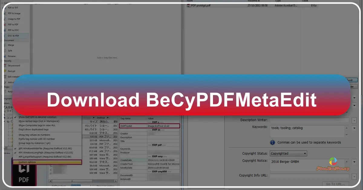 BeCyPDFMetaEdit: A Comprehensive Review of the PDF Metadata Editor