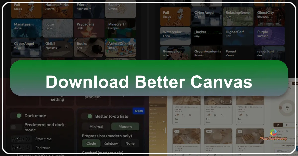 Better Canvas: Enhancing Your Canvas Learning Management System Experience