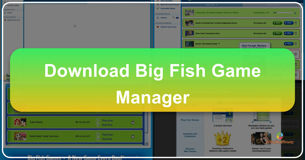 Big Fish Games App offers a user-friendly gateway to casual gaming with streamlined management and diverse game library access. /images/download-big-fish-game-manager.png